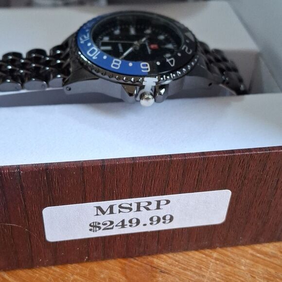 Luis Cardini NWT watches his & hers, water resistant, stainless steel (W044)